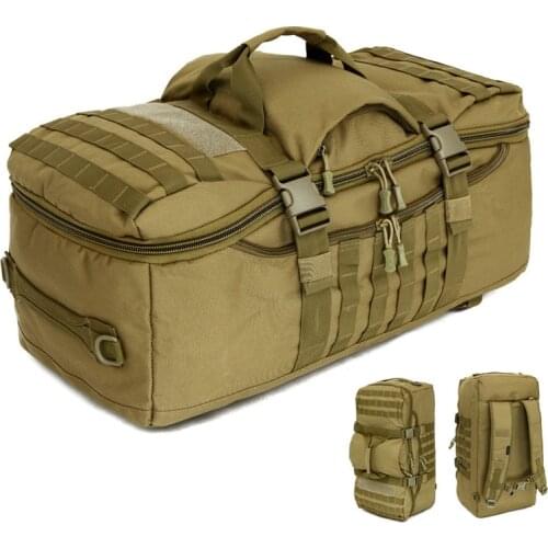 Military Tactics Backpack 60L Large Capacity Multifunction Men Travel Bag Backpack Waterproof Nylon Shoulder Bag Rucksack