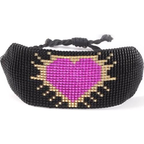 ZHONGVI MIYUKI Women Bracelets Heart Bracelet Unique Friendship Jewelry Pulsera Mujer 2020 New Tassel Accesorios Gifts Wholesale