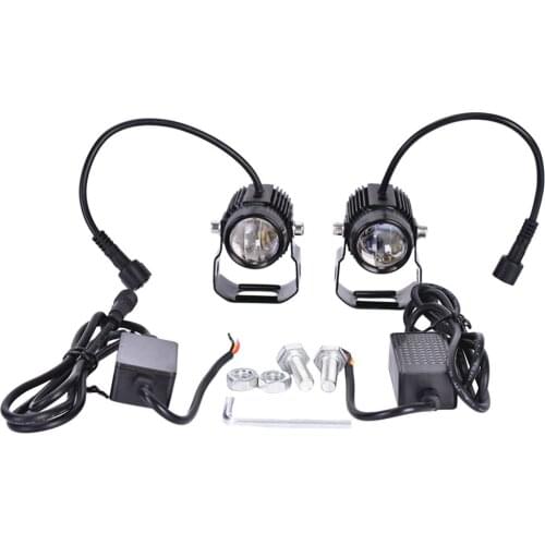 1 Pair Auxiliary Lights LED Fog Lights Flood White Yellow Fog Passing Light LED Headlight for Fog Lamp