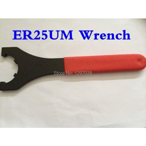 1pcs CNC Collet wrench ER25 Wrench Engraving Machine Spindle ER Nut Wrench Extension Rod wrench