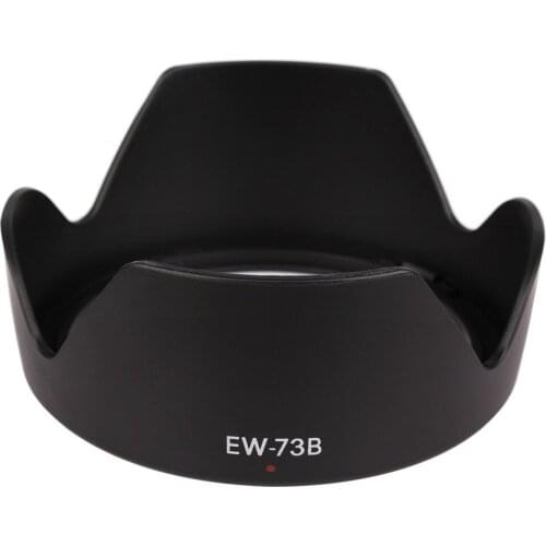 10pcs/lot Lens Hood EW 73B EW-73B Lens Hood For Canon 650D 550D 600D 18-135