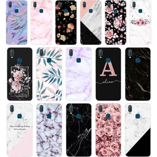 156FG Granite Scrub Marble Stone gift Soft Silicone Tpu Cover phone Case for VIVO Y3 Y11 Y12 Y15 Y17 Neo Pro Case