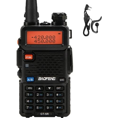 2pcs 5W Baofeng UV-5R Walkie Talkie 10km Baofeng uv5r Walkie-talkie Two Way Hunting Radio Portable Ham Radio VOX with Earpiece
