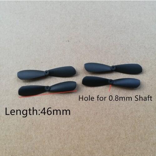 4pcs 46mm 4.6cm 0.8mm CW CCW AB Props Propellers Main Blades For 716 615 Drone Quadcopter Helicopter Spare Parts