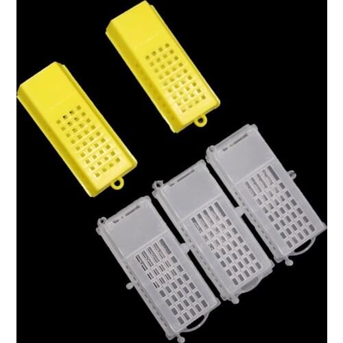 5PCS Beekeeping Bee Cages Transport Plastic Cages Beekeeper Post Move Transfer Box House Rearing Bees Tools Equipment Supplies