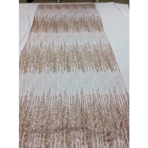 Aa124 nude gold mix silver glued glitter african net mesh print lace for sawing/wedding
