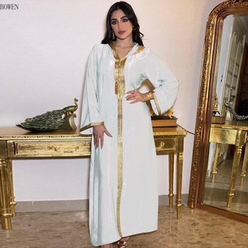 Abaya Dubai Turkey Djellaba Femme Hijab Muslim Long Satin Dress African Arabic Dresses For Women Islam Kaftan Robe Longue Abayas