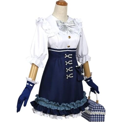 Anime game Identity V Cosplay Emma Woods Cos Halloween Party Cos Student Campus Costume Full set 7in1