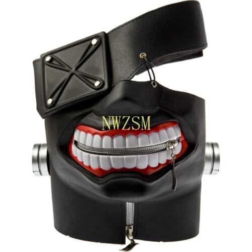 Anime Tokyo Ghoul Kaneki Ken Cosplay Costumes Mask Halloween Party Masks Cosplay