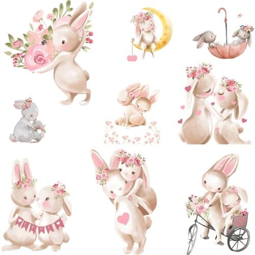 Animals Diamond Mosaic Rabbit Diamond Painting Cartoons 100% Full Round Drill Embroidery Decoration Home Gift KB132