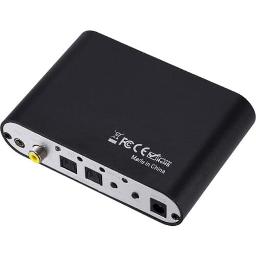 Digital Coaxial RCA HD Audio Rush 5.1 Decoder AC3 Surround Sound Converter US UK EU AU Plugs Optional