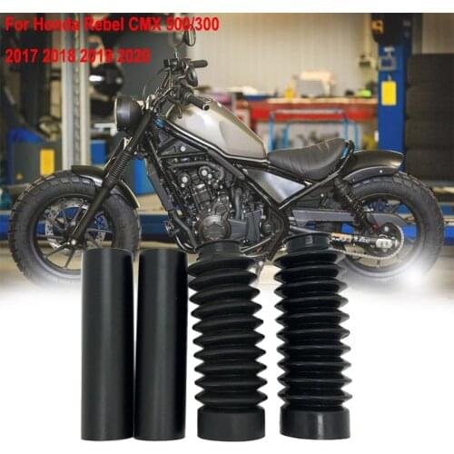 For Honda Rebel CMX300 2017 2018 2019 2020 Motorcycle Front Fork Boot Tube Slider Cover Pipe Protector Rebel CMX500 Accessories