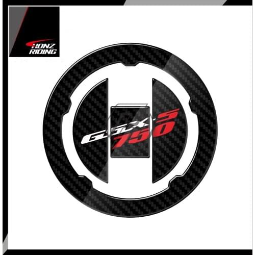 For Suzuki GSXS750 GSX-S750 2015 2016 3D Carbon-look Motorcycle Fuel Gas Cap Protector Decals