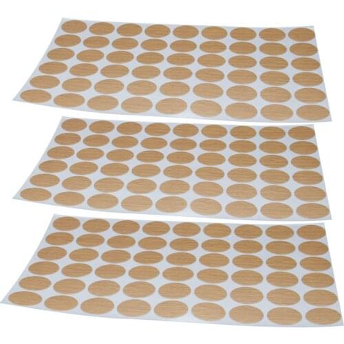 MroMax 1/2/3PCS New Self-adhesive Screw Hole Covers PVC Dustproof Sticker 21mm Height 0.2mm Household Hardware Furniture Caps