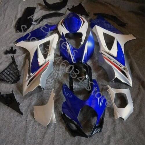 Custom Injection Fairing Kits For Suzuki GSXR1000 K7 07-08 2007 2008 GSXR 1000 K7 07 08 GSXR 1000 blue white black Fairing