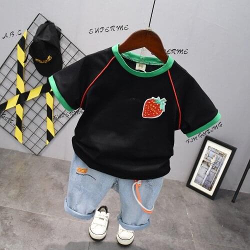 2020 summer Boy causal t-shirt + shorts two-piece flower boys clothing baby boy sets childrens set kids ports suits 56