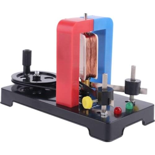 DIY Flashlight Generator Model Faraday Electromagnetic Induction Experiment Educational Toy Physics Teaching Tool Equipment