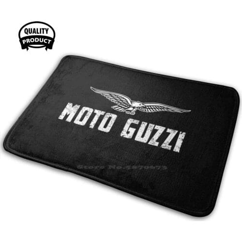 Moto Guzzi - Motorcycle Vintage Classic Retro Logo 3D Household Goods Mat Rug Carpet Cushion Eagle Motorcycle Guzzilife Trendy
