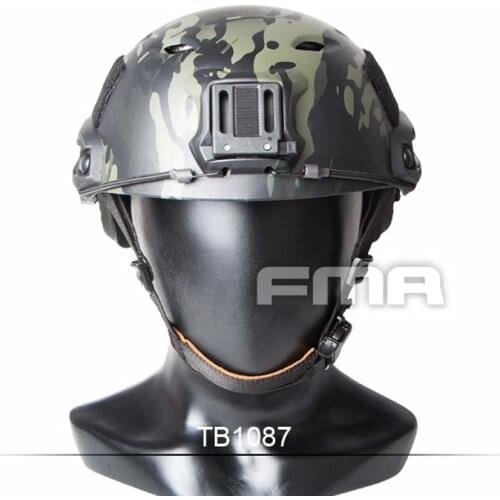 NEW Outdoor Tactical FMA Base Jump Helmet MultiCam Black (L/XL) TB1087 For Airsoft Paintball Free Shipping