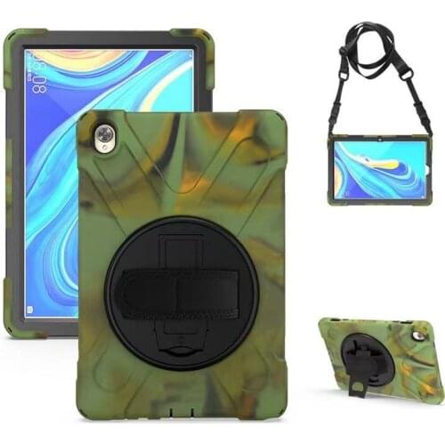 Suitable For Lenovo TB-x306f tablet Case For Lenovo Tab M10 FHD Plus 10.3 TB-X606 Shockproof Durable Hard Shell bracket+ lanyard