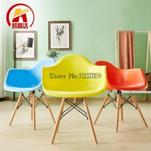 Nordic chair creative home modern minimalist study computer stool back chair negotiation table and chair