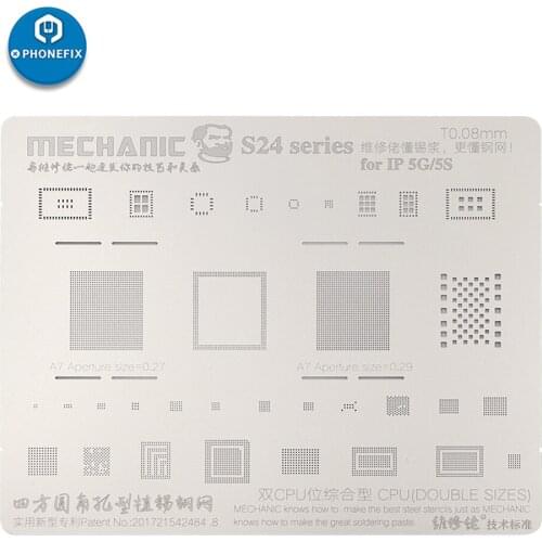Mechanic BGA Reballing Stencil Template Universal for iPhone 6/7/7Plus/8/8P/X/XS/XR/MAX/11 pro MAX for iPhone Soldering