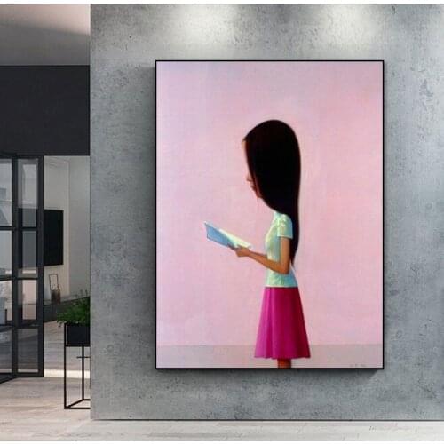 20th Century Contemporary Art On Shown in Hongkong Hand Painted Canvas oil paintings Liuye Artwork Teacher in My Memory