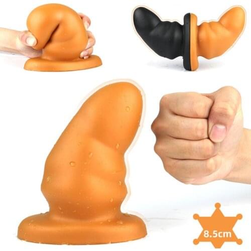 Super Soft Huge Anal Plug Big Dildo Prostate Massage Stimulator Masturbation Soft Silicone Sucker Erotic Gay Anal Sex Toys