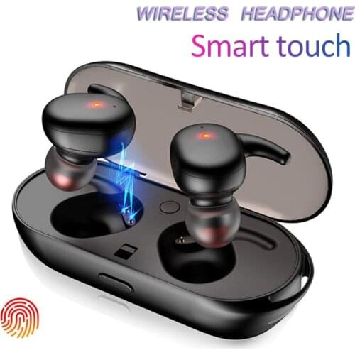 TWS4 Bluetooth Jerry 5.0 Wireless Touch Earbuds Earphone Waterproof Noise Reduction Binaural Sports Headphones With Charging Box
