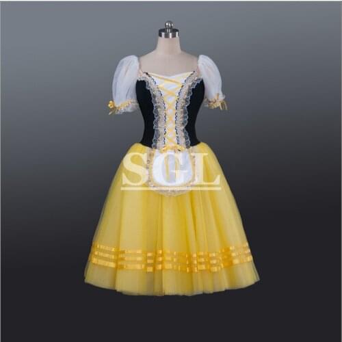Free Shipping Adult Giselle Skirt Tutu Professional Long Skirt Cinderella Performance Opera Clothes Custom Made Tutu AT1527