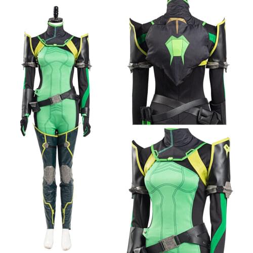 Valorant Viper Cosplay Costume Women Jumpsuit Romper Suit Halloween Carnival Outfits