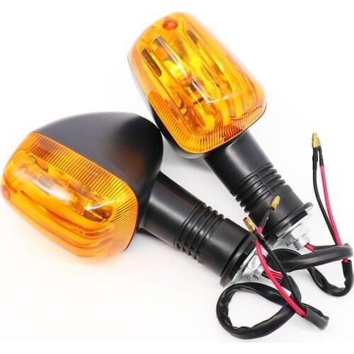 2Pcs Motorcycle Turn Signal Lights For Suzuki GSX400 750 1200 7BA Inazuma 400 750 1200 Amber Blinker Flasher Bulb
