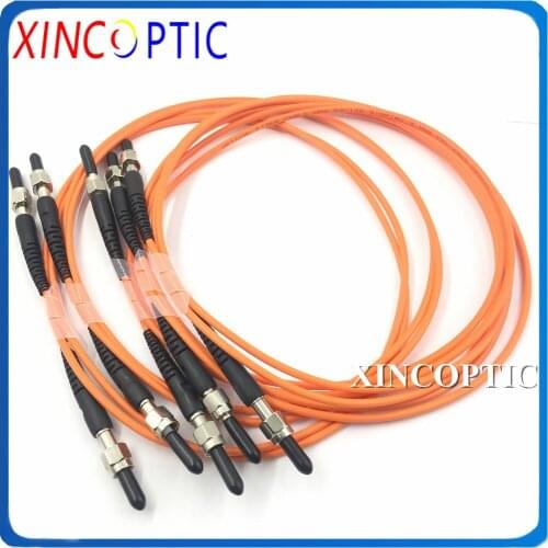 5Pcs SMA-SMA 62/125 Multimode Simplex 1/2/3/5/M,PVC Jacket,3.0 mm SMA905 Ceramic Ferrule Fiber Optic Patch Cord Connector Cable