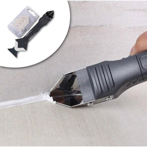 New 5 in 1 Window Floor Tile Silicone Remover Tool Caulk Finisher Sealant Smooth Cleaning Glue Scraper Grout Kit For Home Tools