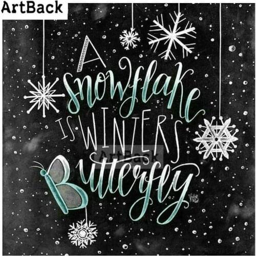 Full square / round drill 5D diamond painting blackboard pattern landscape decoration diamond embroidery 3d diamond mosaic