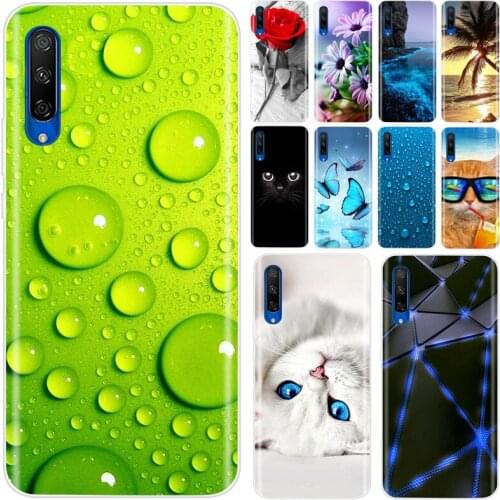For Honor 30i Case Fashion Flower Soft Phone Case For Huawei Honor 30i LRA-LX1 Honor30i Case Soft TPU Bumper on Honor 30i Cover