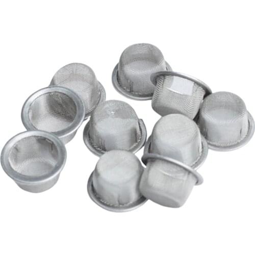 1/5/10Pcs Tobacco Smoking Pipe Metal Filter Screen Steel Mesh Smoking Pipe Filter Stainless Steel 12.7mm Cigarette Accessories