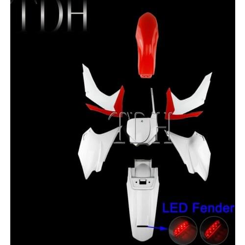 Dirt Bike Complete Body Plastic Kit Side Cover Fairing Cowling Mudguard Radiator Shroud Side Panel for HONDA CRF230F 2015-2019