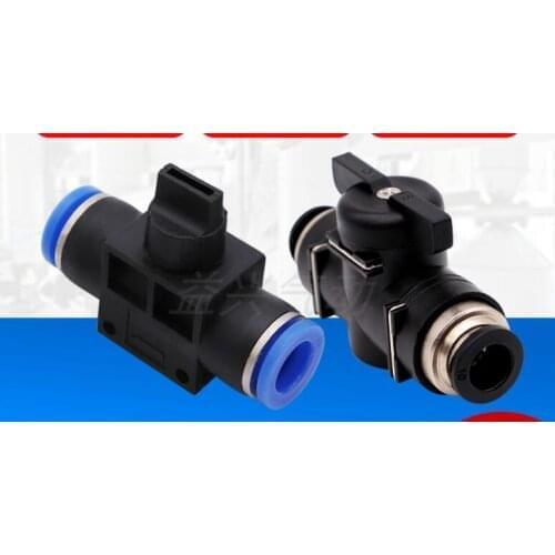HVFF BUC Pneumatic Air 2 Way Fitting Push Connector Tube Hose Plastic 4 6 8 10 12mm Pneumatic Parts Connector Joint Fitting