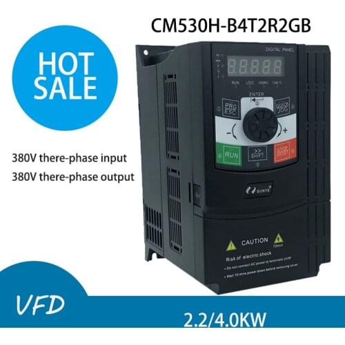 VFD inverter 2.2/4.0KW 380V three-phase input CM530H-B4T2R2GB/4R0PB engraving machine VFD spindle motor speed controlle