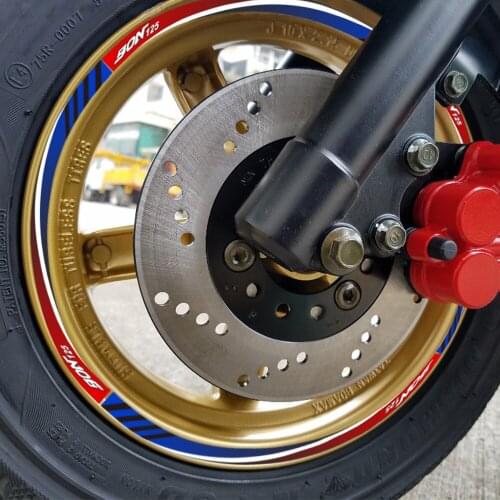 KODASKIN Motorcycle 2D Wheel Decals Rim Stickers Set for PGO BON125