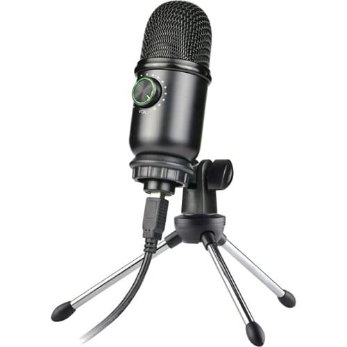 Condenser microphone computer USB recording game video conference live K song desktop microphone