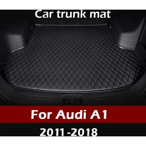 MIDOON Car trunk mat for Audi A1 Two/Four doors 2012 2013 2014 2015 2016 2017 2018 cargo liner carpet interior accessories cover