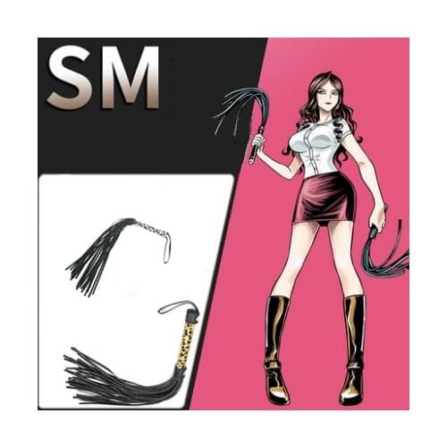 Candiway Leather Wild Leopard Spanking Whip Restraint Pleasure BDSM Slave Roleplay Game Sex Toys For Couples Beginner 1PC