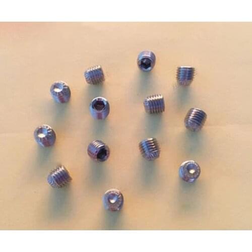 M6x0.75x6mm Concave Knurled Set Screw Flower Tooth Top Wire Sets Screws