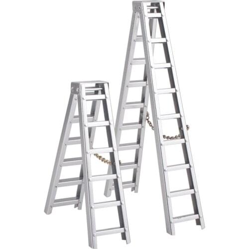 1PCS Metal Mini Ladder for 1/10 RC Crawler Traxxas TRX-4 Axial SCX10 90046 Tamiya CC01 D90 D110 RC Parts