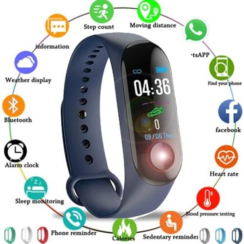 Fashion color sports Smart Watch Men Women Kids Step Fitness Tacker Smartwatch HR Reloj Inteligent montre homme For Man Woman