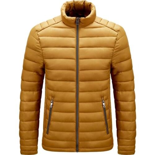 New Mens Stand Collar Cotton Jacket Patting Cotton Jacket Mens Young Fashion Cotton Jacket