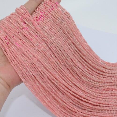 Natural Simple Quality Rhodochrosite Small Round Beads 2.6mm, 3mm