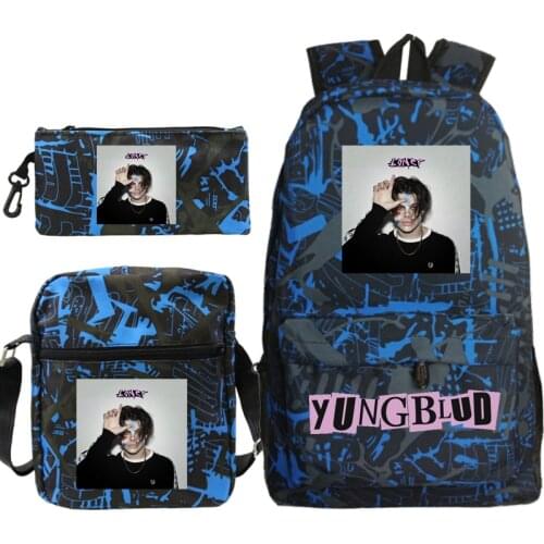 Yungblud Harajuku Backpack Men Womens School Bag Mochila Kawaii Yungblud Fashion Brand Laptop Backpacks Shoulder Bags 3pcs/set